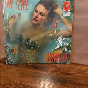 Taylor Swift The Life of a Showgirl Vinyl - orange glitter
